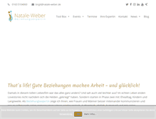 Tablet Screenshot of natale-weber.de